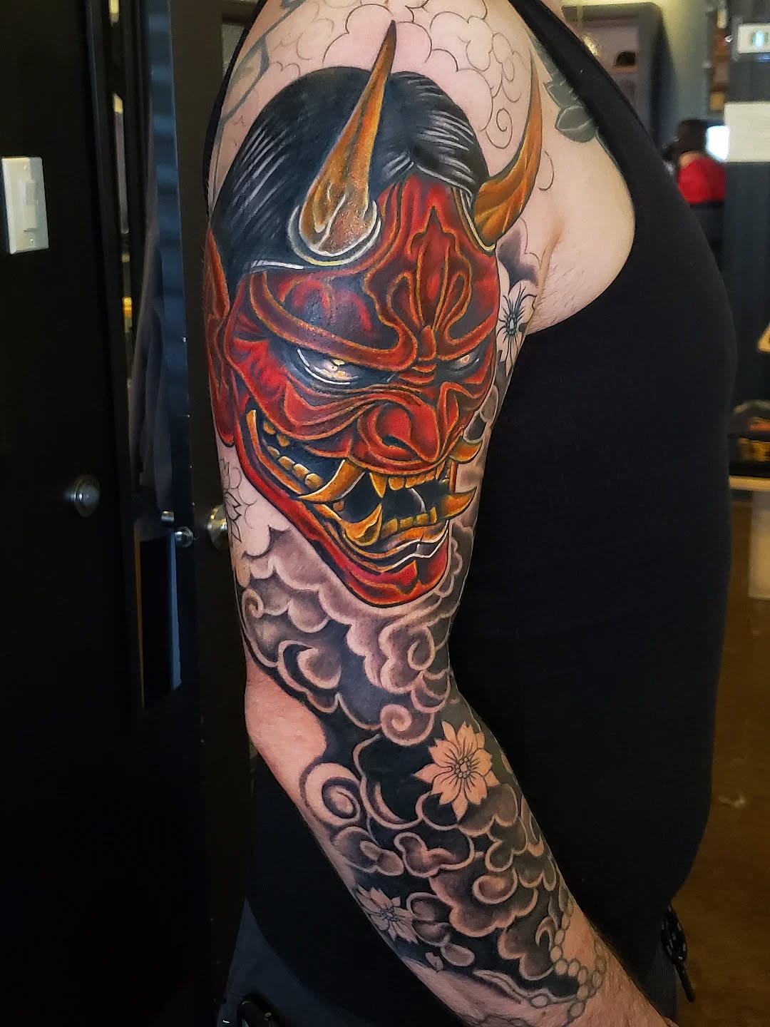 Tattoo by @stevengehlsen — japanese_irezumi, black_and_grey