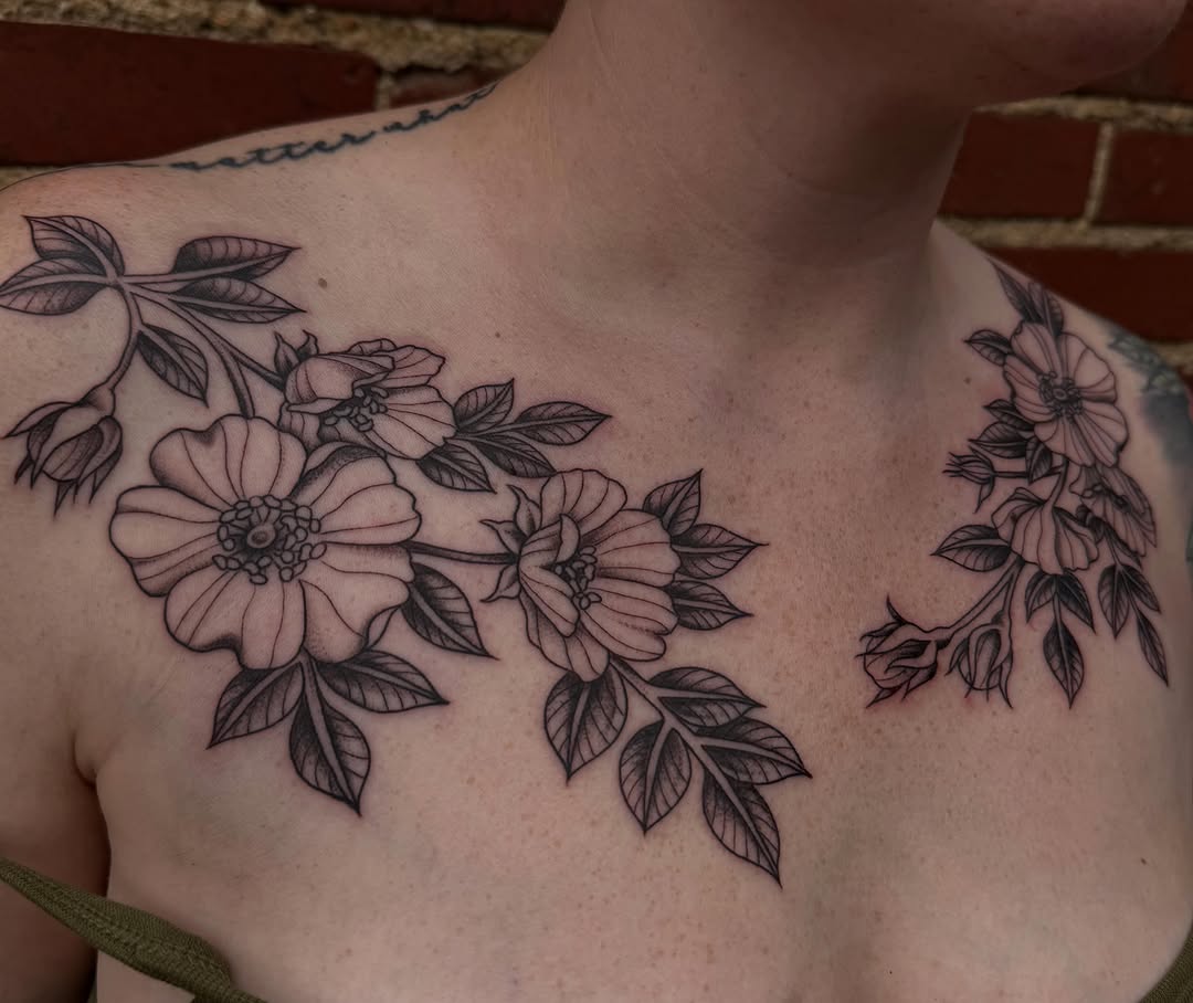 Tattoo by @kieratattoos — illustrative, black_and_grey