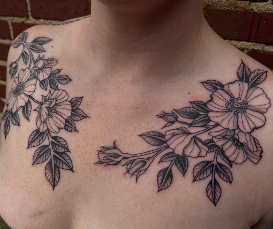 Tattoo by @kieratattoos — illustrative, black_and_grey