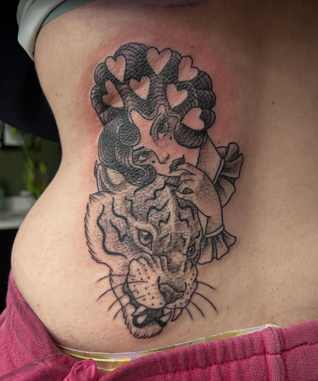 Tattoo by @inkslingingtattoo โ neo_traditional, black_and_grey