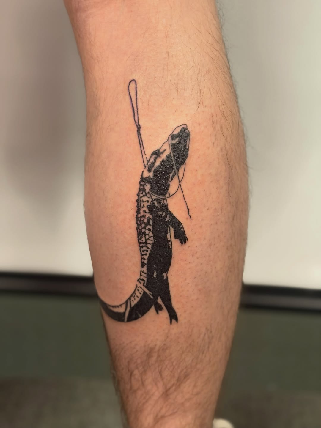 Tattoo by @pokedbylaskie — blackwork