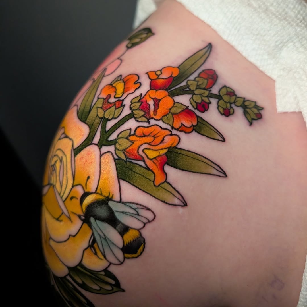 Tattoo by @ellietattoos — neo_traditional, realism