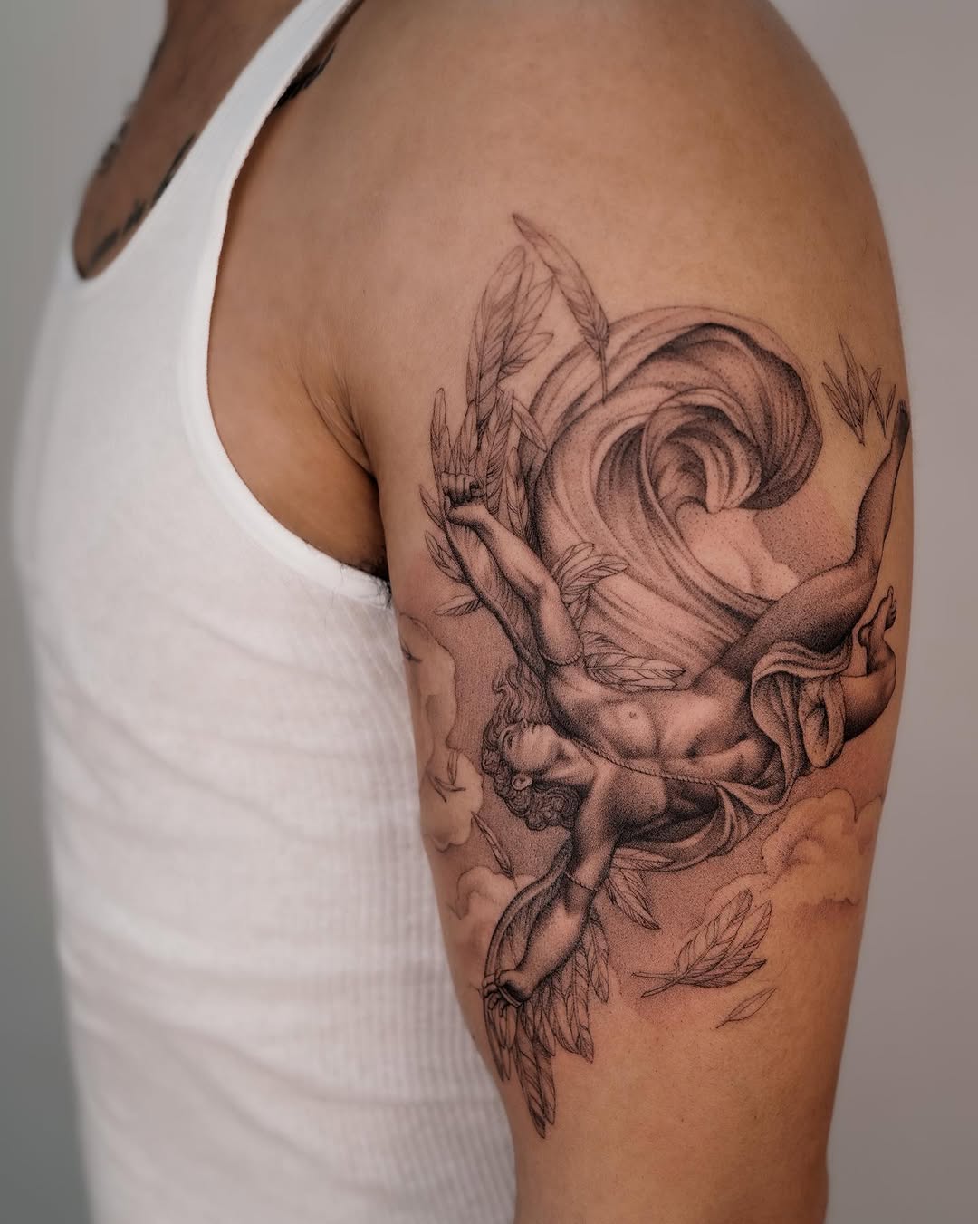 Tattoo by @jjjaylud — black_and_grey, realism