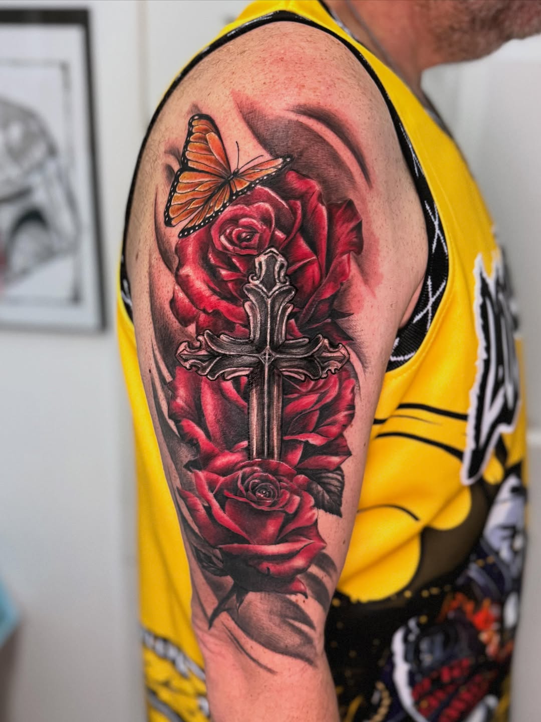 Tattoo by @bryan_fn_vega โ realism, black_and_grey