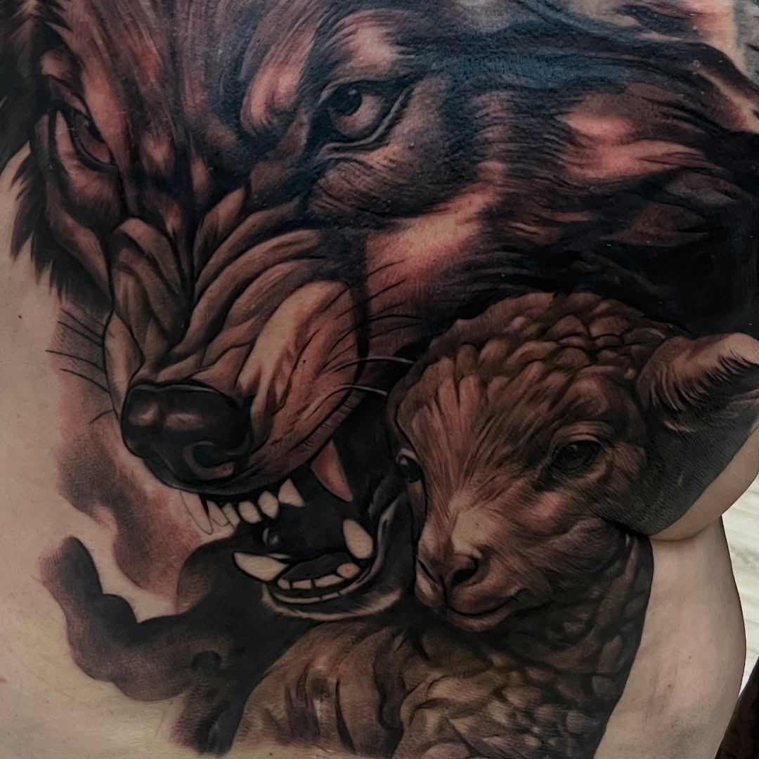 Tattoo by @inkheadtattoos — realism, black_and_grey