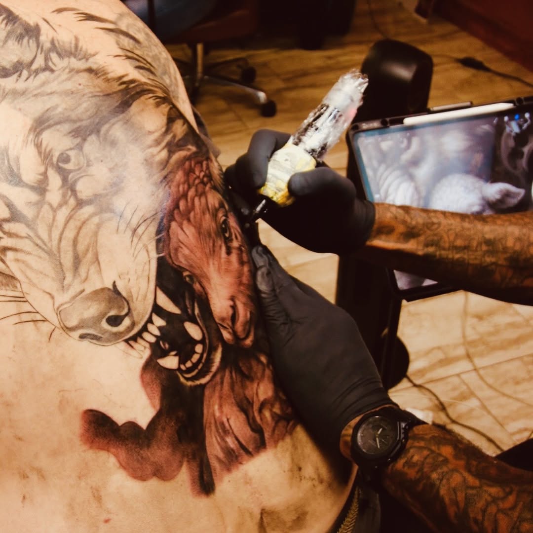Tattoo by @inkheadtattoos — realism, black_and_grey