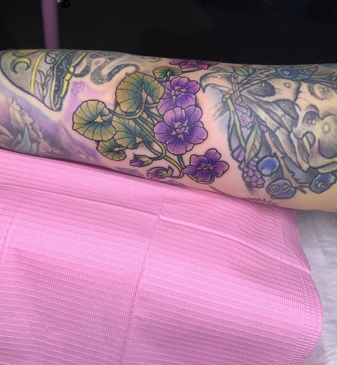 Tattoo by @manicpixxie — watercolor