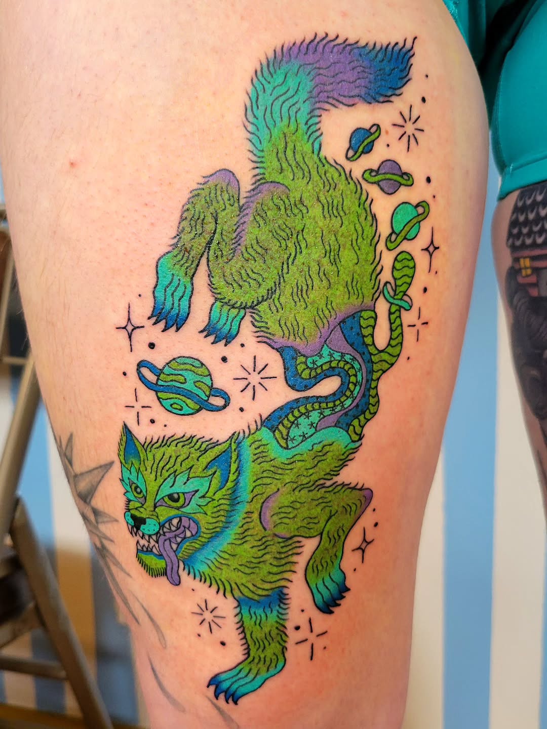 Tattoo by @catwongtattoos — new_school