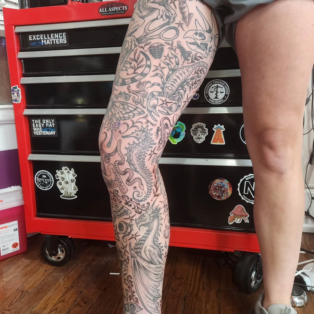 Tattoo by @captain.slug โ black_and_grey, realism