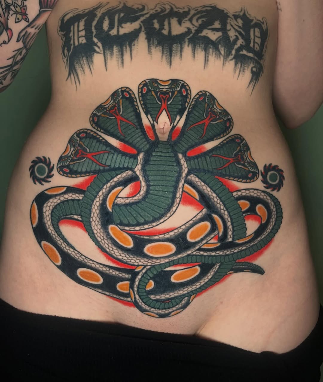 Tattoo by @mustyrattats — american_traditional, blackwork