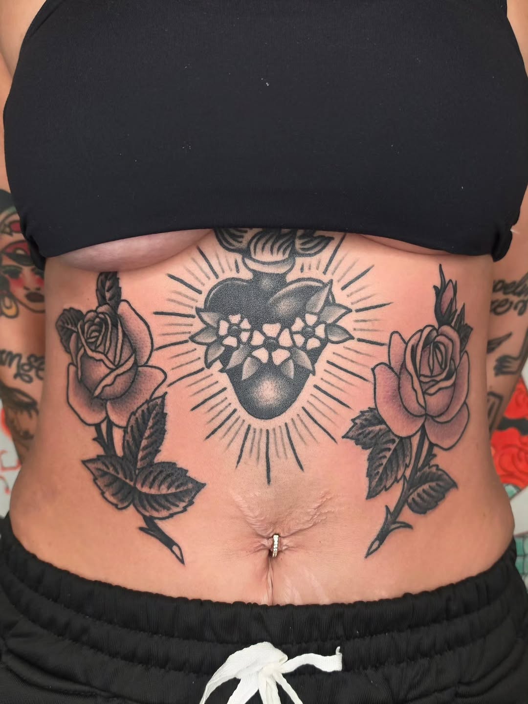 Tattoo by @angelhandstattoo โ american_traditional, black_and_grey