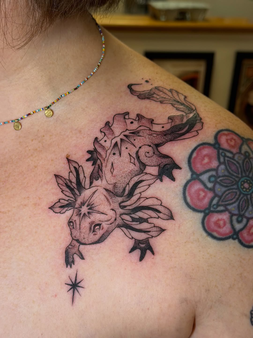 Tattoo by @gianna.tattoos — black_and_grey
