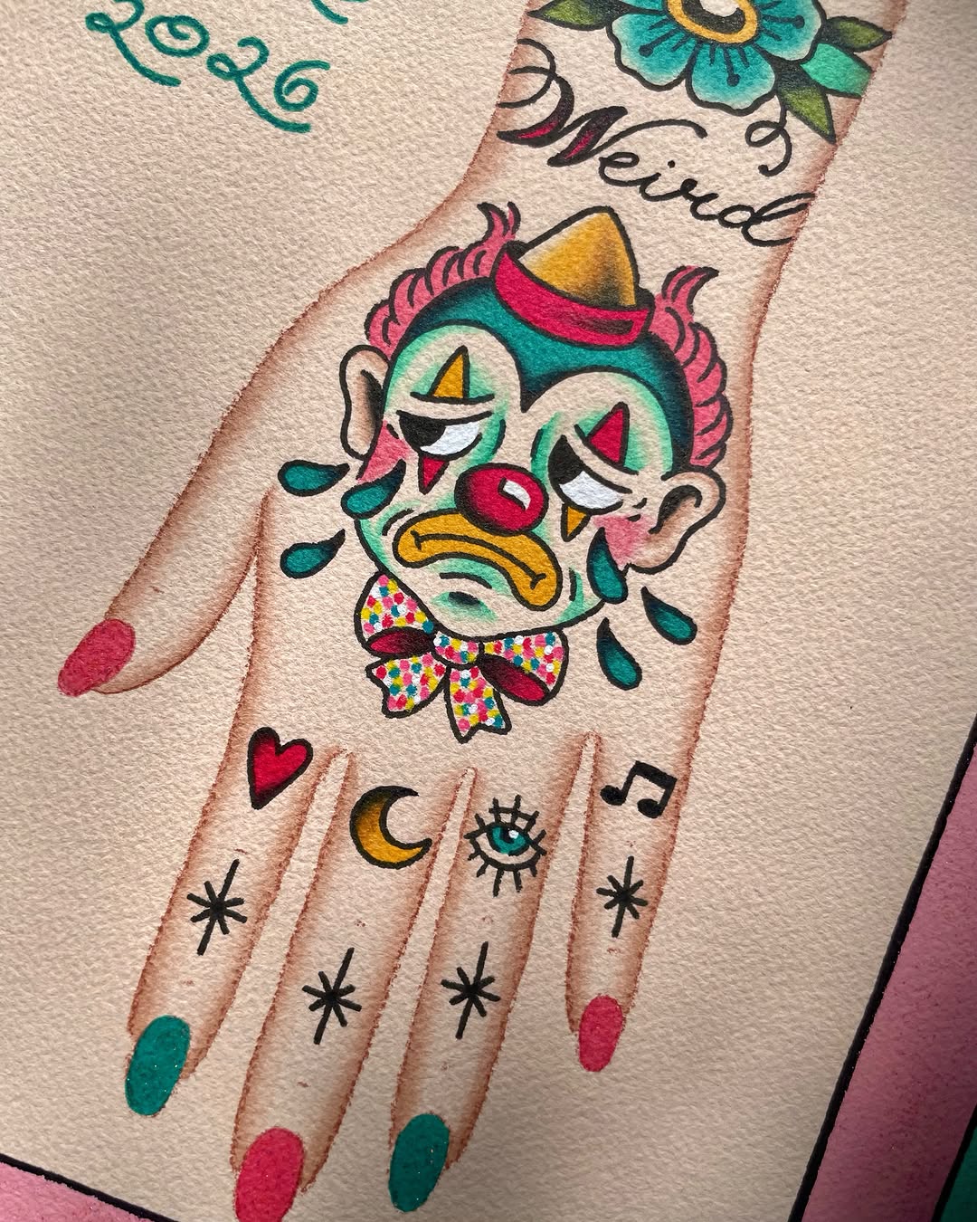 Tattoo by @anabellmorotattoos — american_traditional, lettering_script