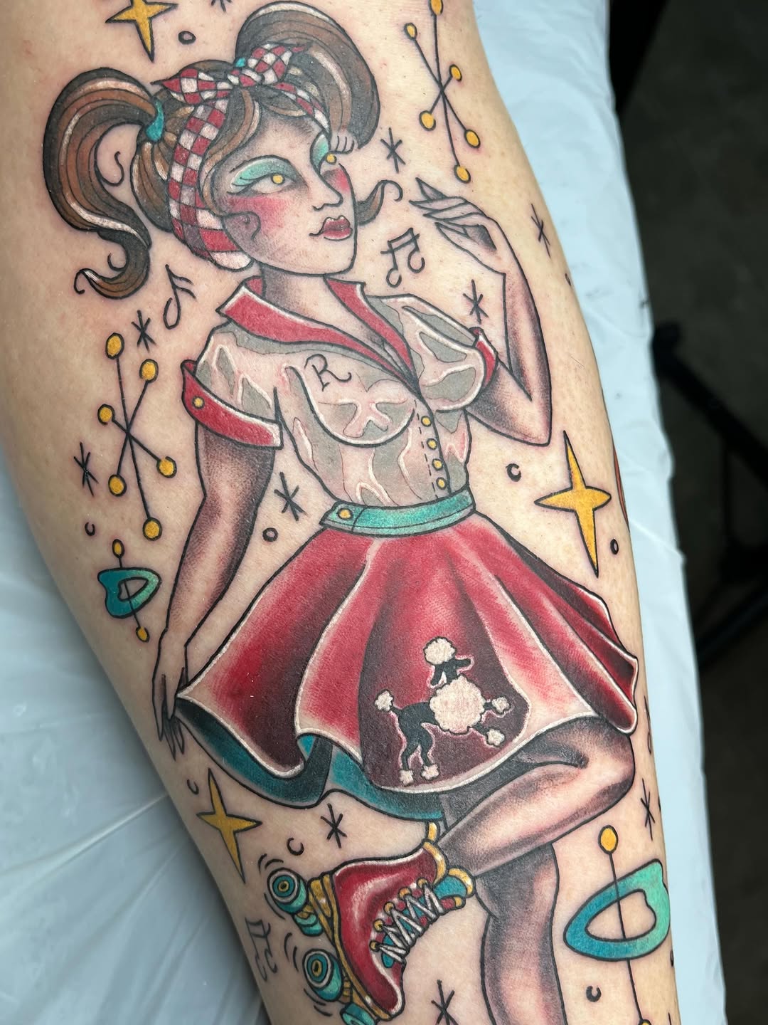 Tattoo by @bogwitchz_ — american_traditional, illustrative