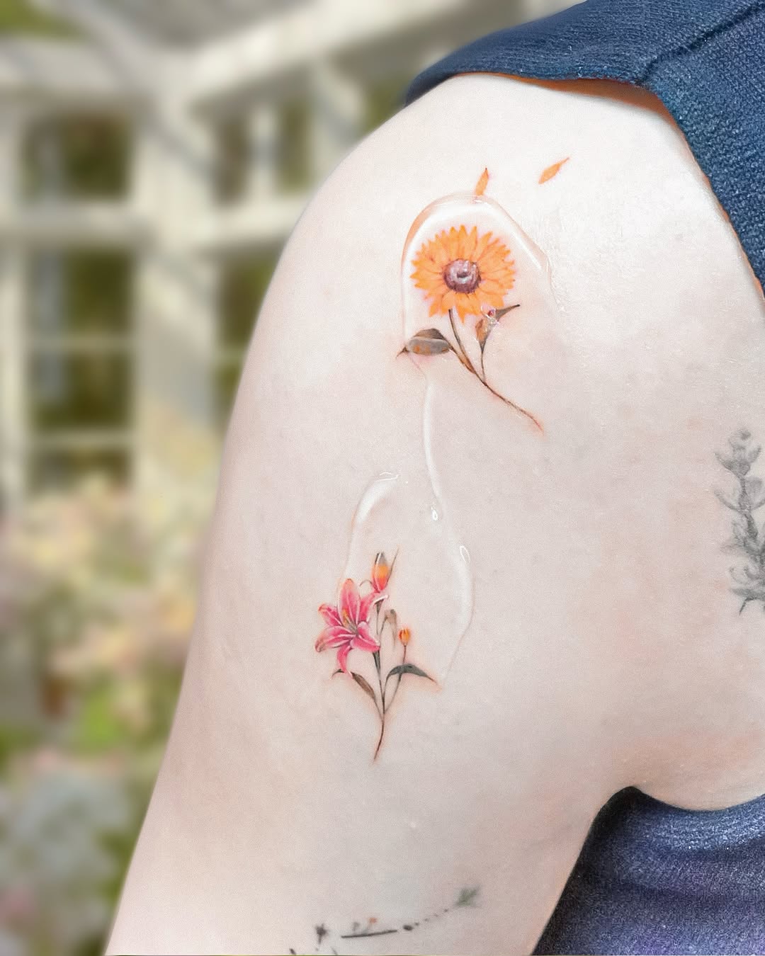Tattoo by @honi_tattoo — fine_line, watercolor