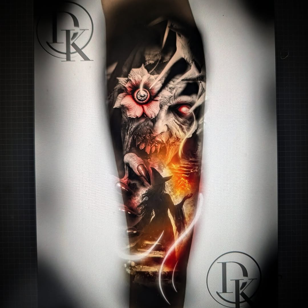Tattoo by @dking_tattoo — dark_realism