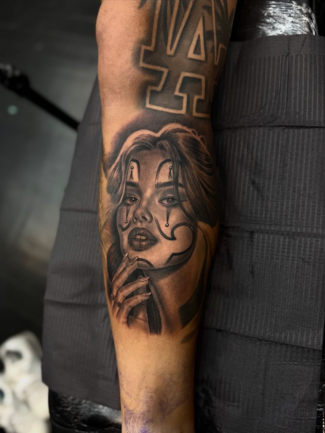 Tattoo by @smileyartla — realism, chicano