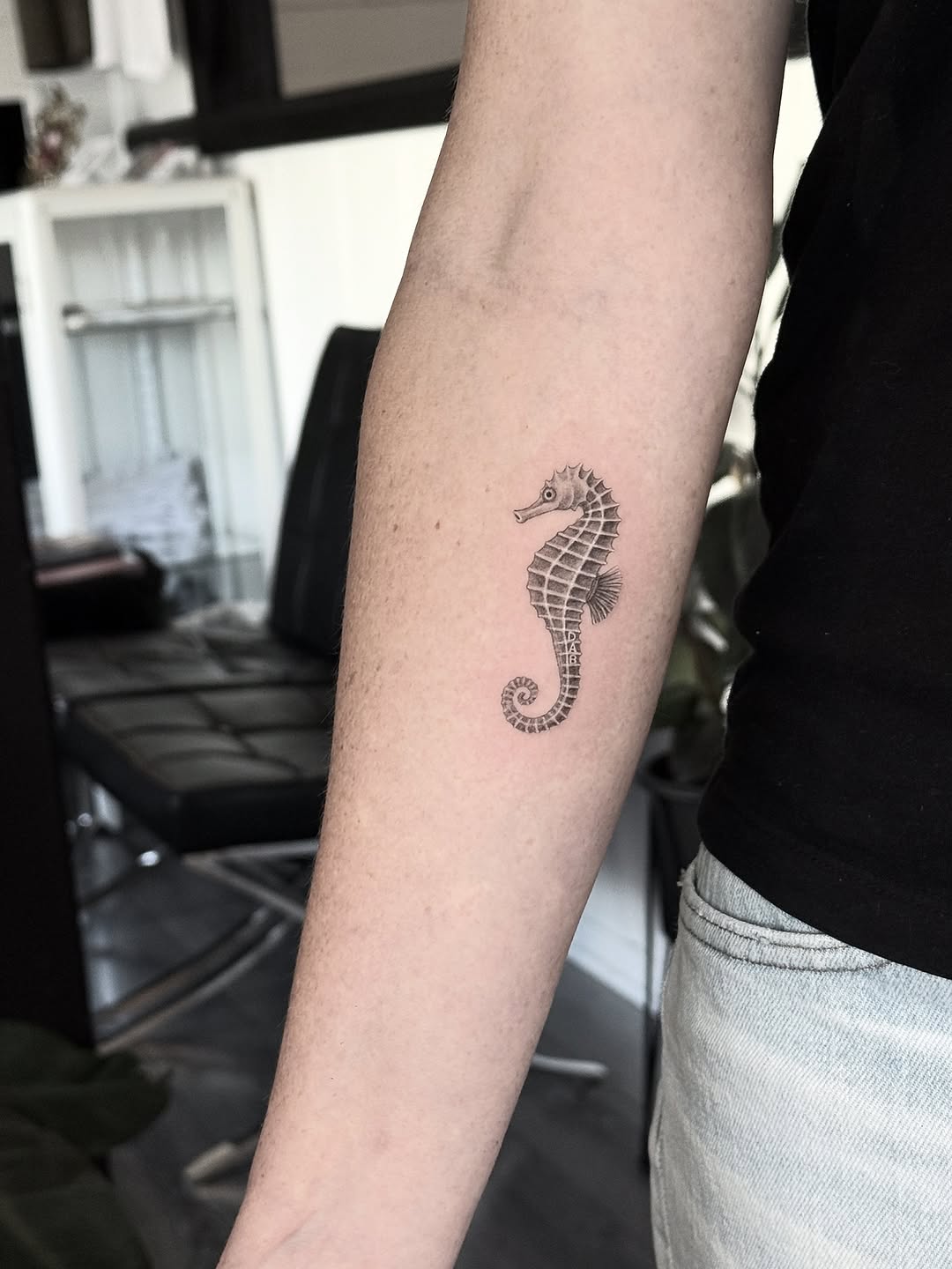 Tattoo by @tee.tattoo — fine_line, black_and_grey