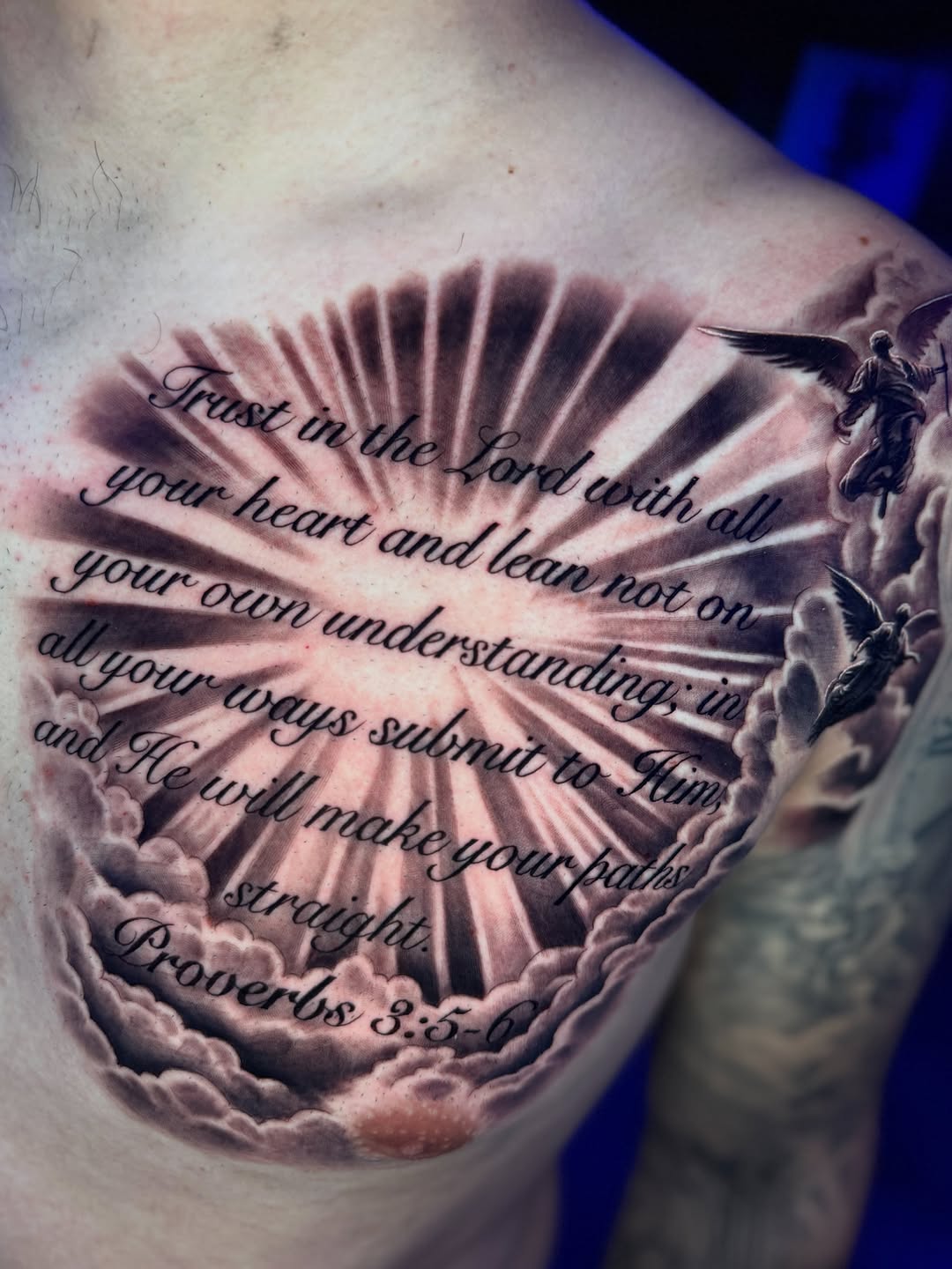 Tattoo by @therealraw_tattoos — lettering_script, black_and_grey