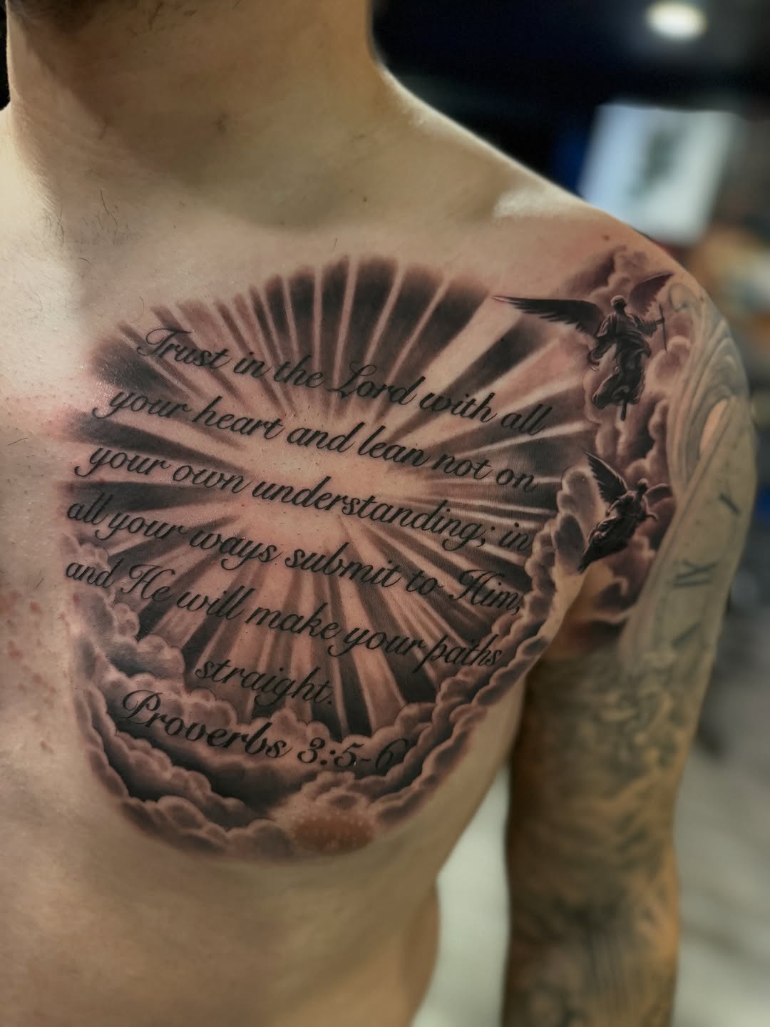 Tattoo by @therealraw_tattoos — lettering_script, black_and_grey