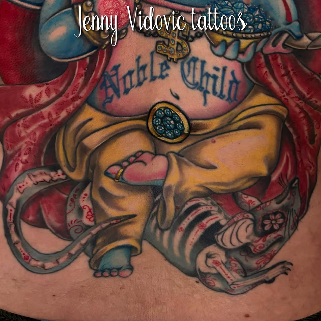 Tattoo by @turkeybasturz โ new_school, black_and_grey