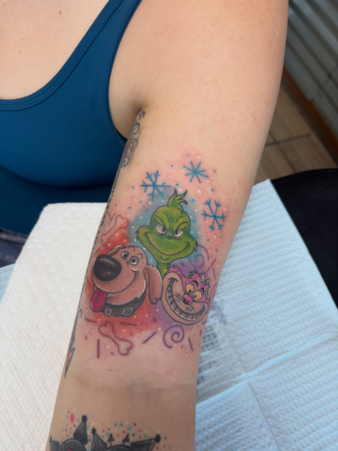 Tattoo by @blkndrose — new_school, anime