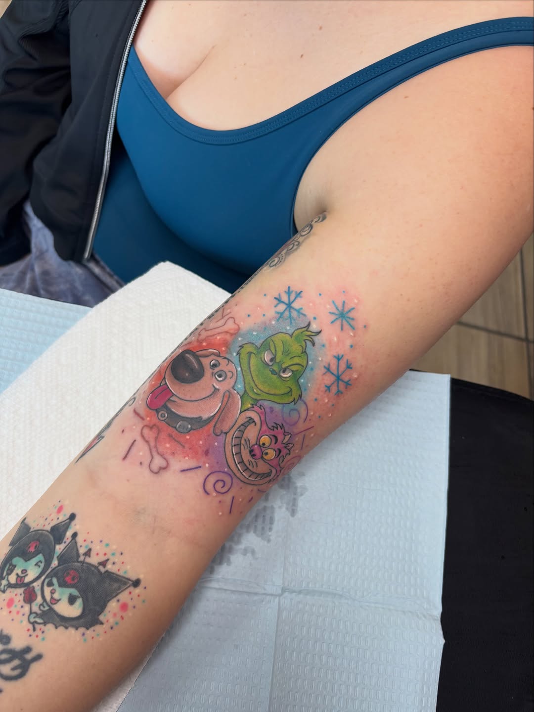 Tattoo by @blkndrose — new_school, anime