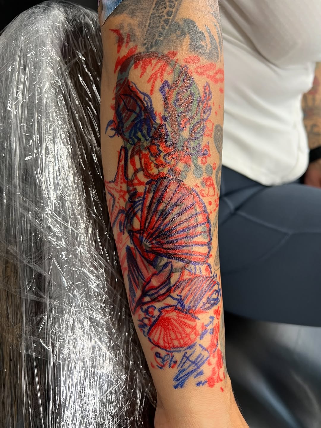 Tattoo by @strikt — trash_polka