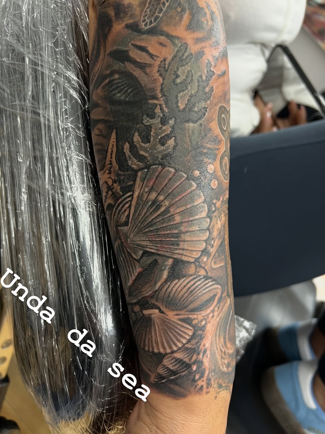 Tattoo by @strikt — black_and_grey, realism