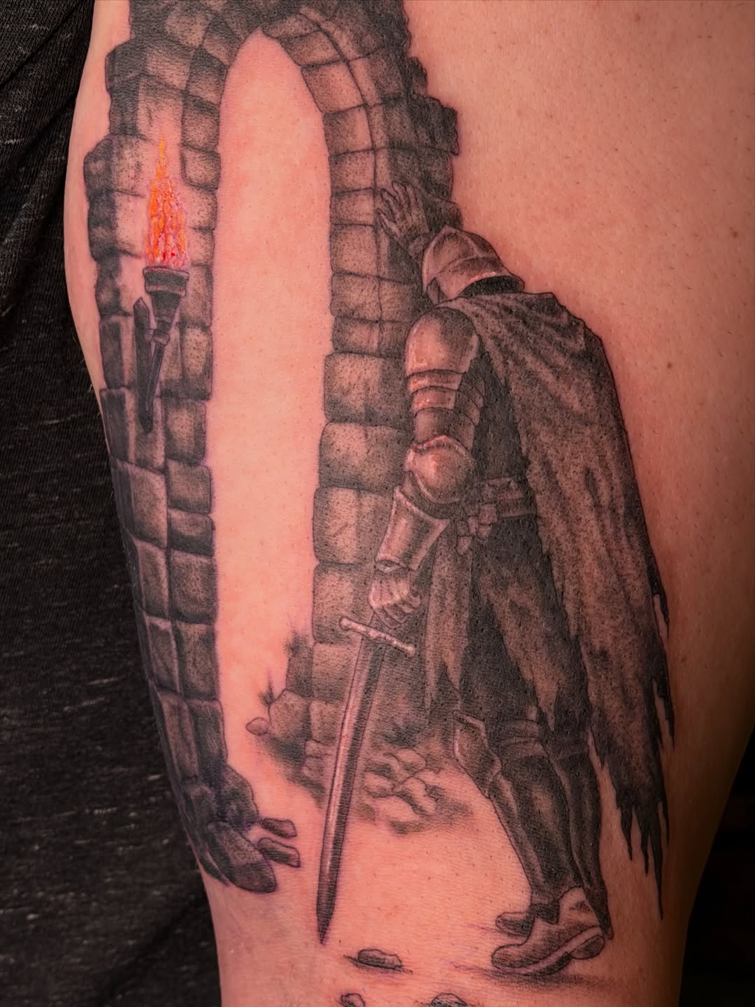 Tattoo by @enlightened.etchings — realism, black_and_grey