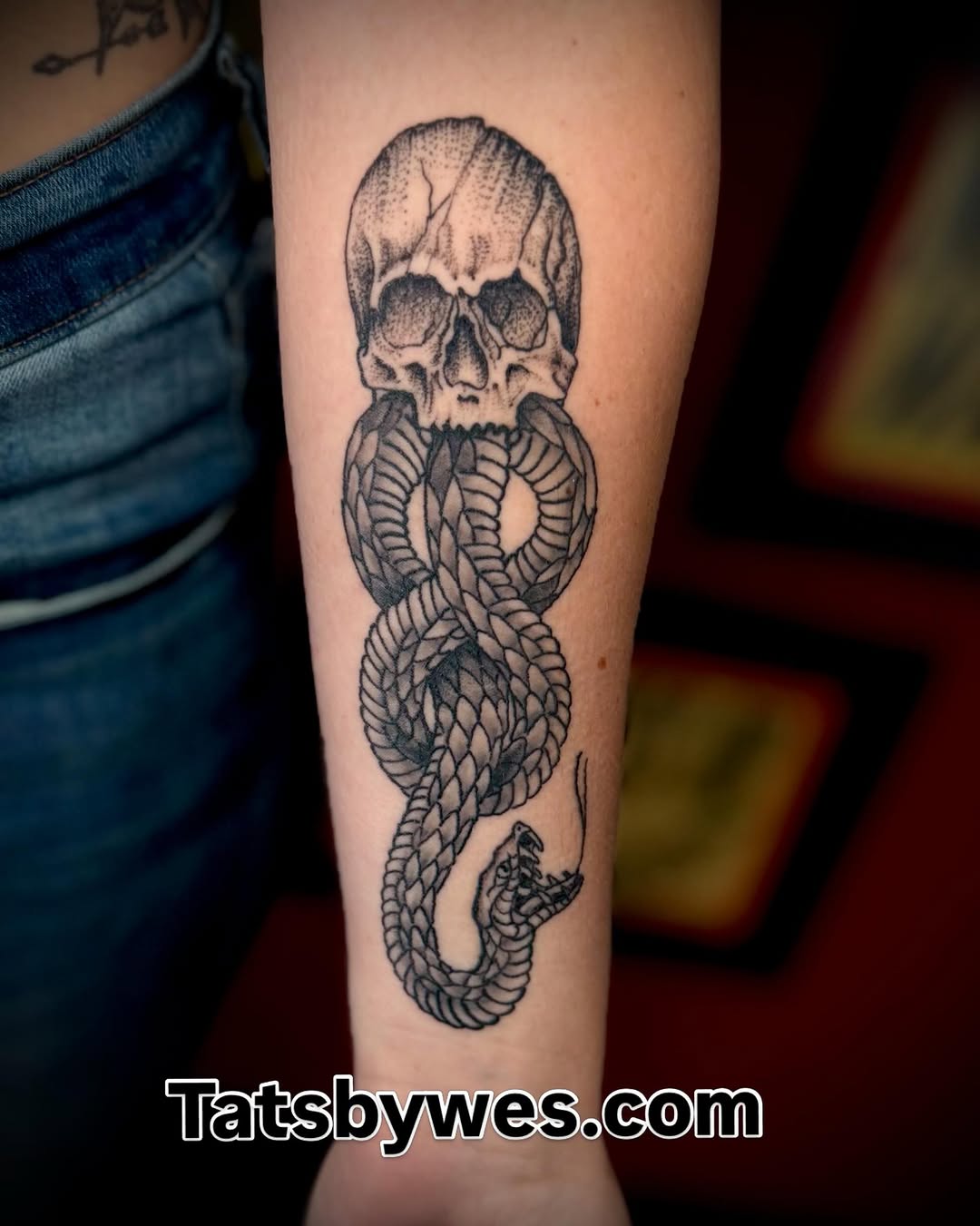 Tattoo by @wes_tattoos_columbus β blackwork