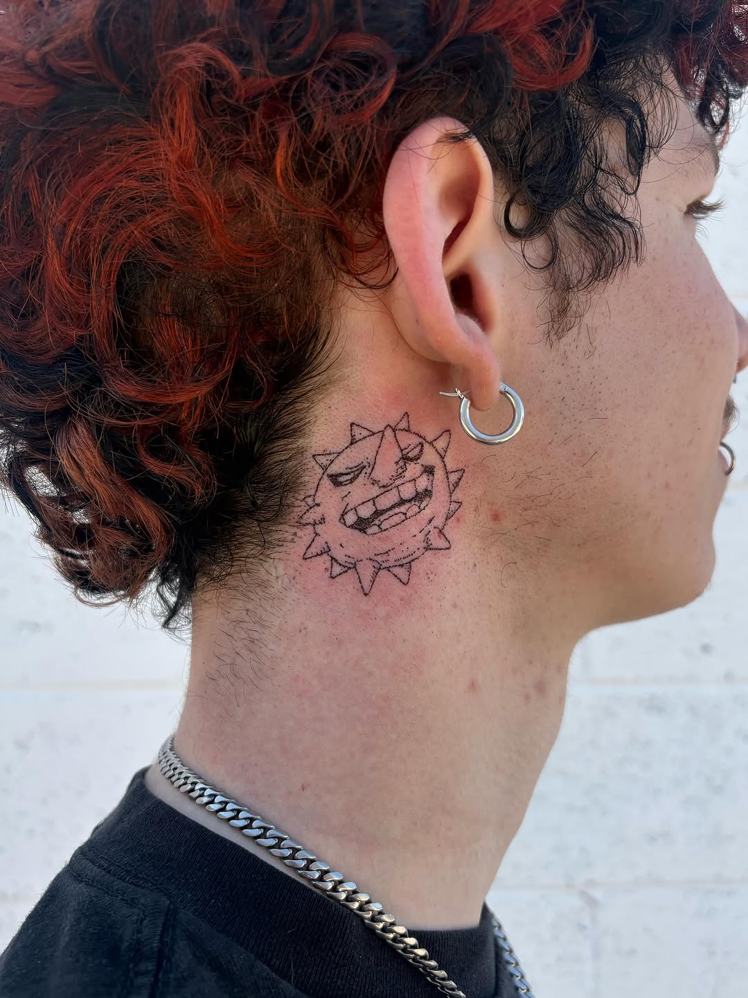 Tattoo by @apricot.pokes β ignorant, new_school