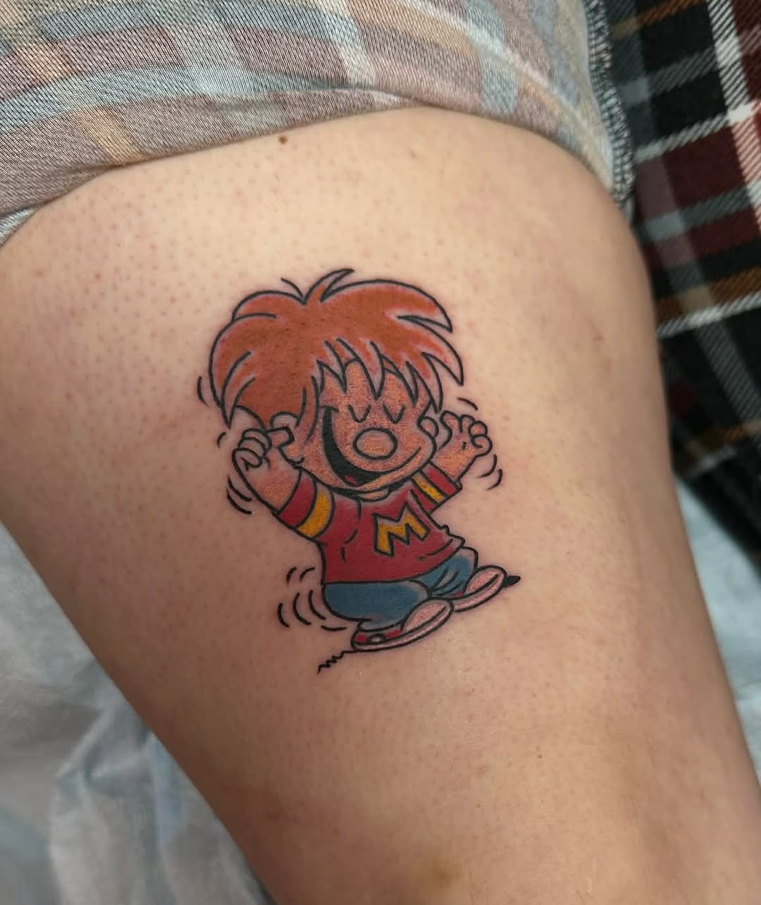 Tattoo by @mallorytattoos — new_school, anime