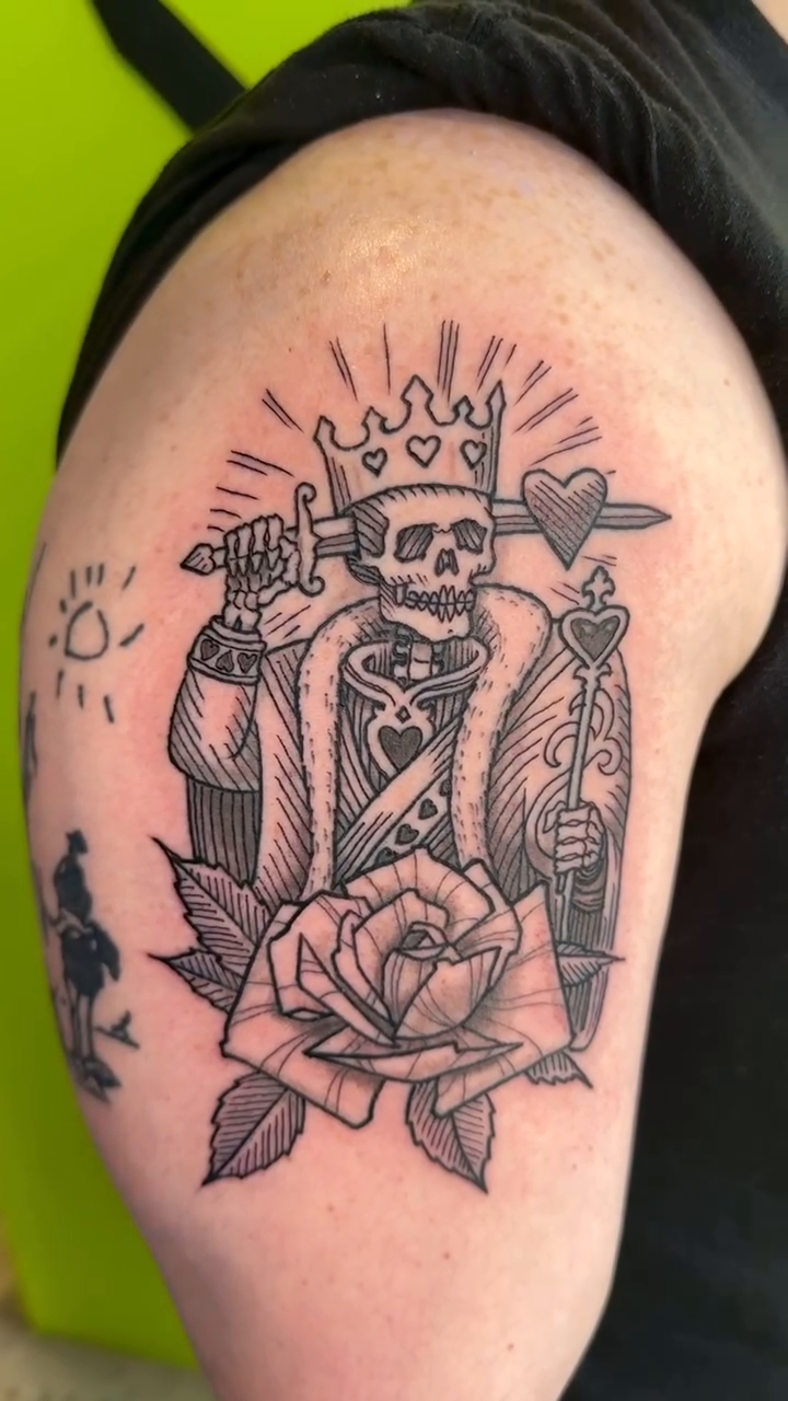 Tattoo by @stevesype — neo_traditional, black_and_grey