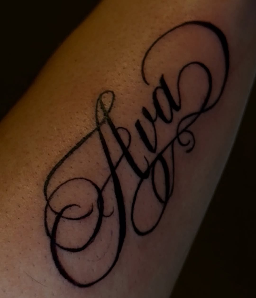 Tattoo by @tattedbyhenryfuentes — lettering_script, fine_line