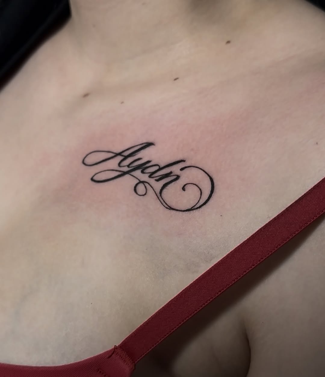 Tattoo by @tattedbyhenryfuentes — lettering_script, fine_line