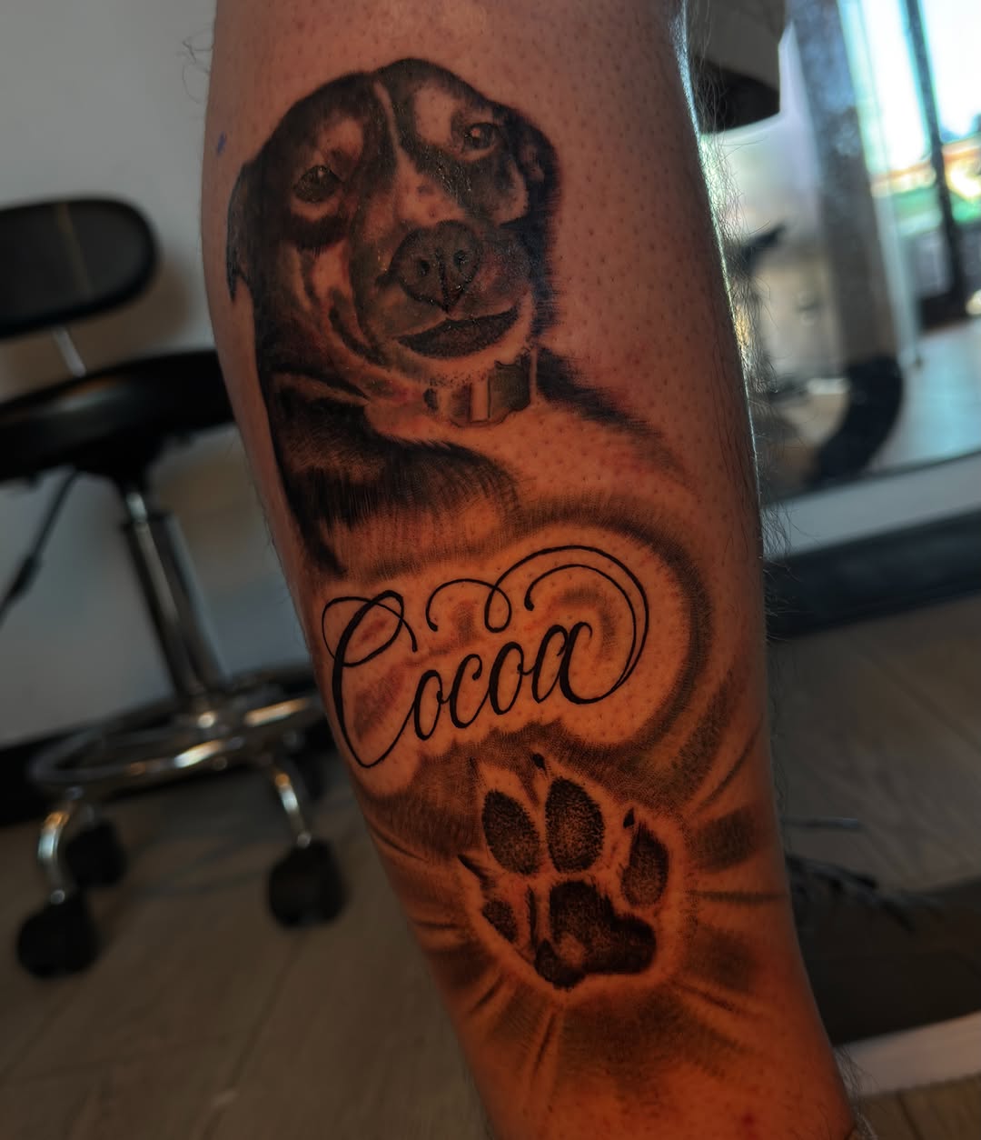 Tattoo by @tattedbyhenryfuentes — realism, lettering_script