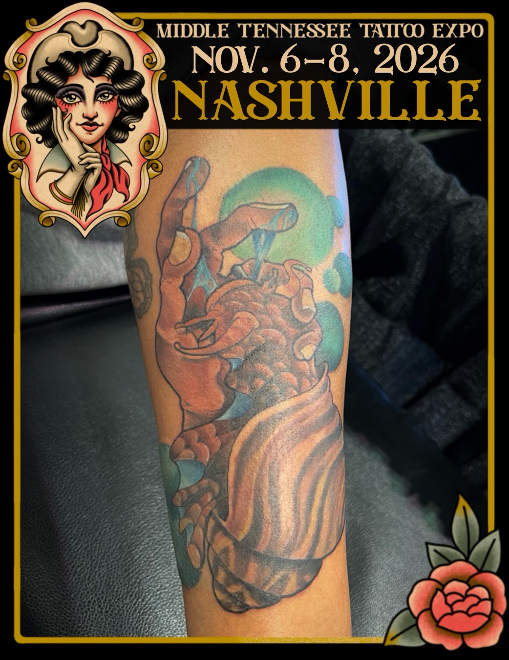 Tattoo by @seaninyourhead — neo_traditional, realism
