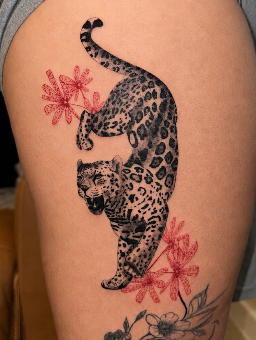 Tattoo by @mozeratti.tattoos — black_and_grey