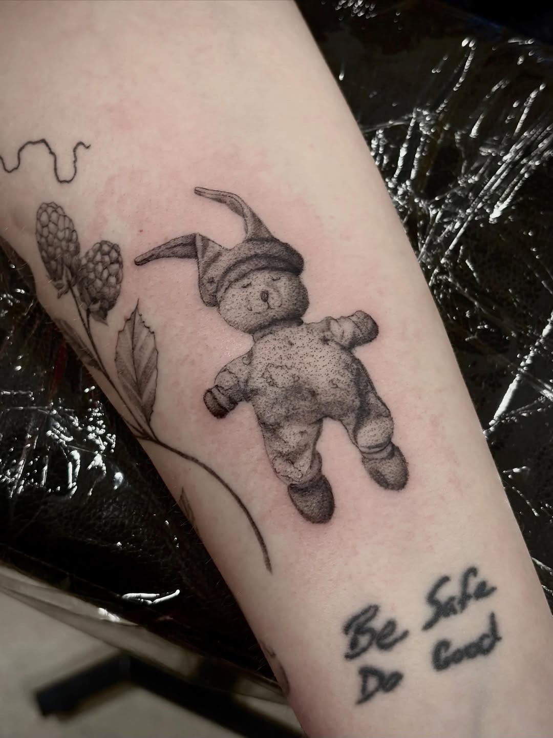 Tattoo by @jazzlyntattoos — illustrative, black_and_grey