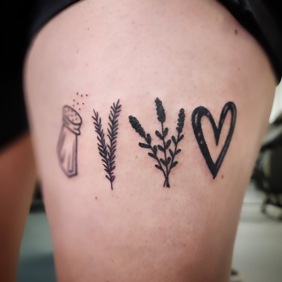 Tattoo by @anntoniettasart — minimalist