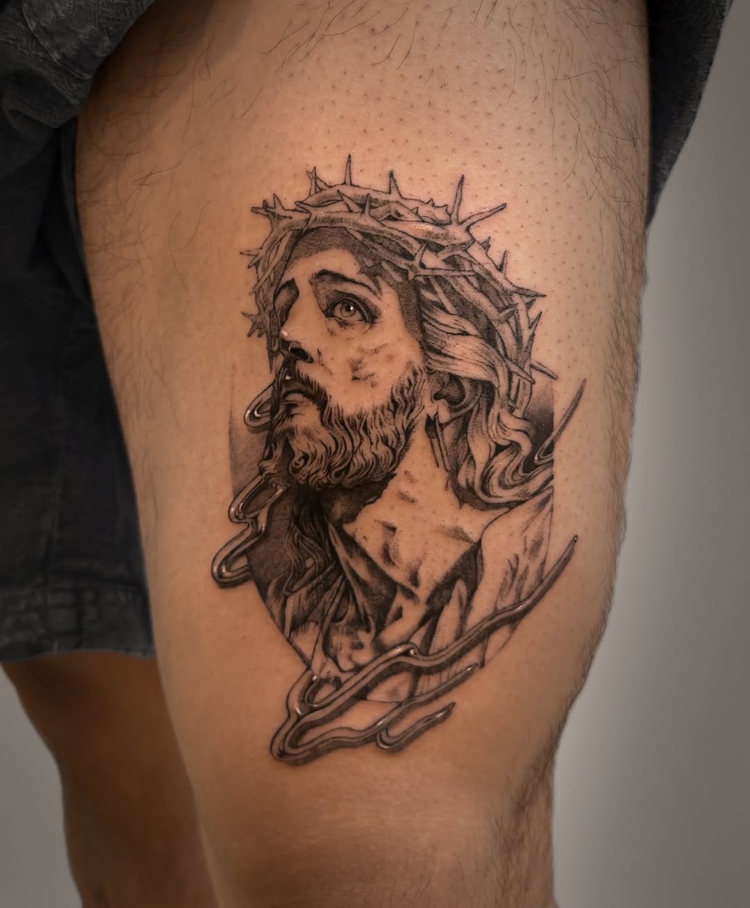Tattoo by @tottory21 — realism, black_and_grey