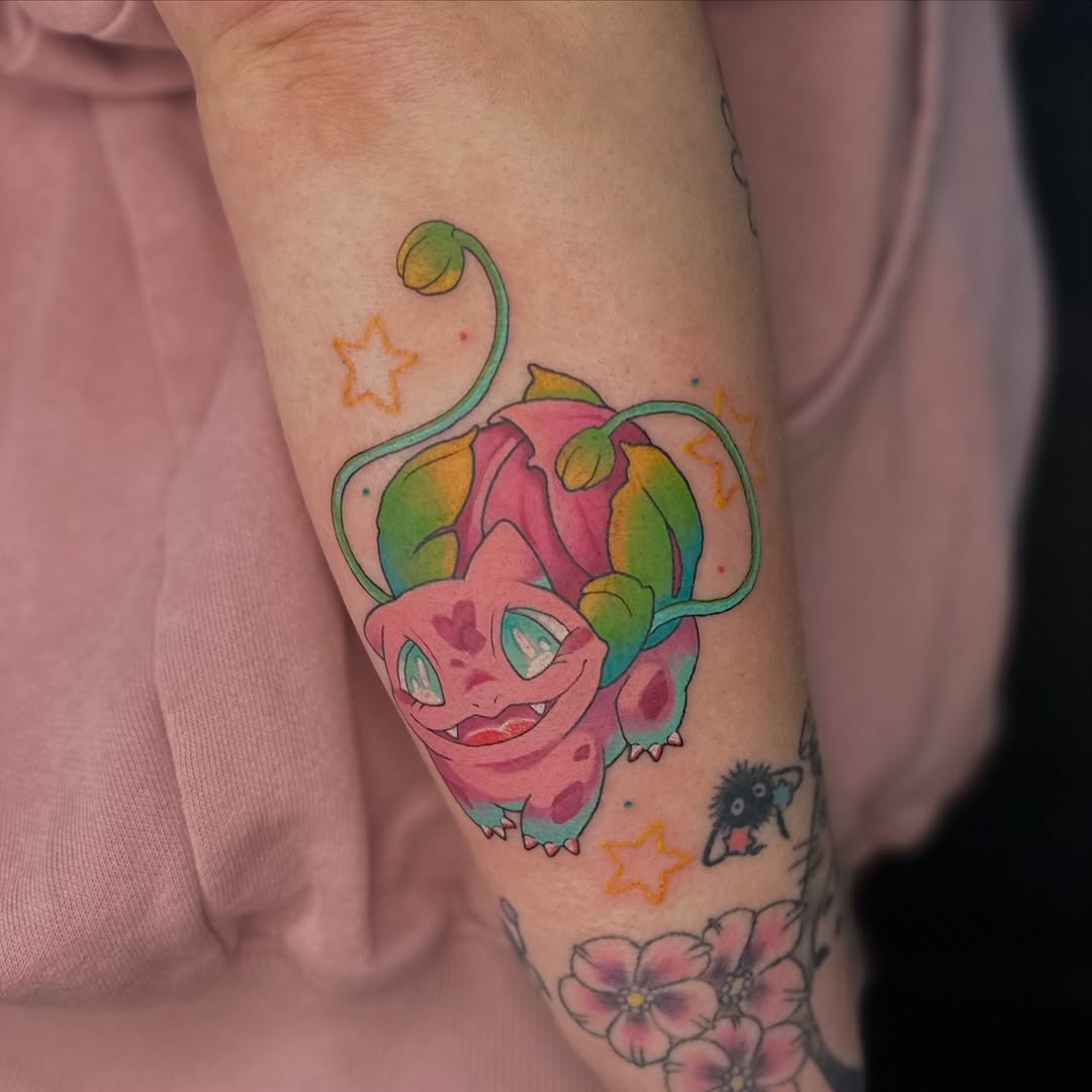 Tattoo by @amamor.art — anime