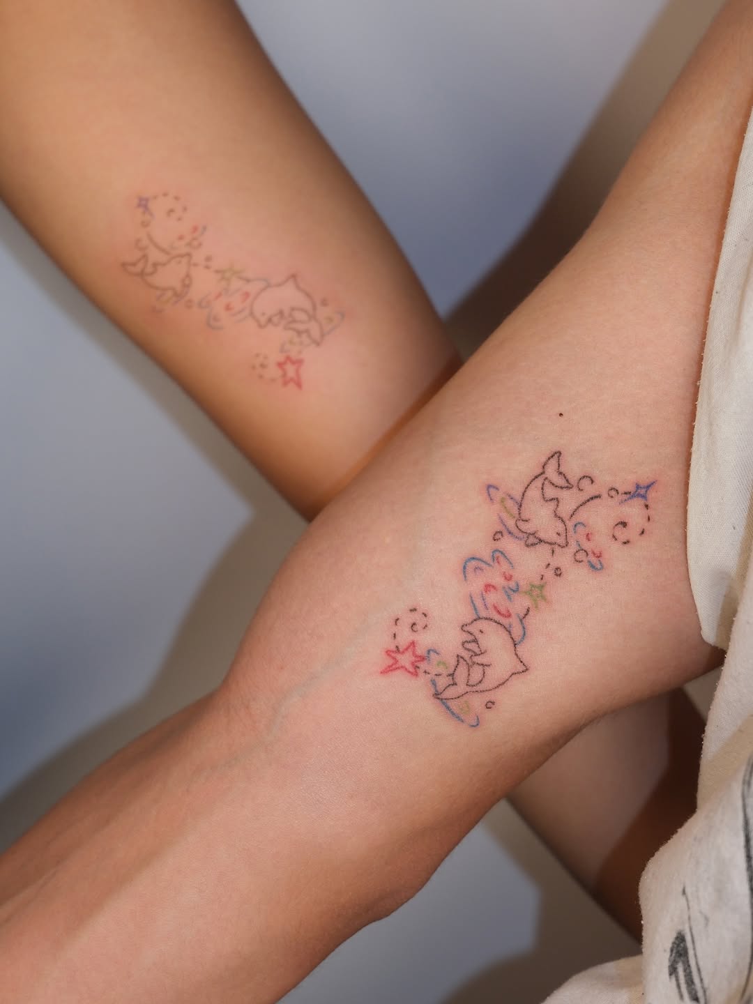Tattoo by @nightynight_tattoo โ fine_line, minimalist