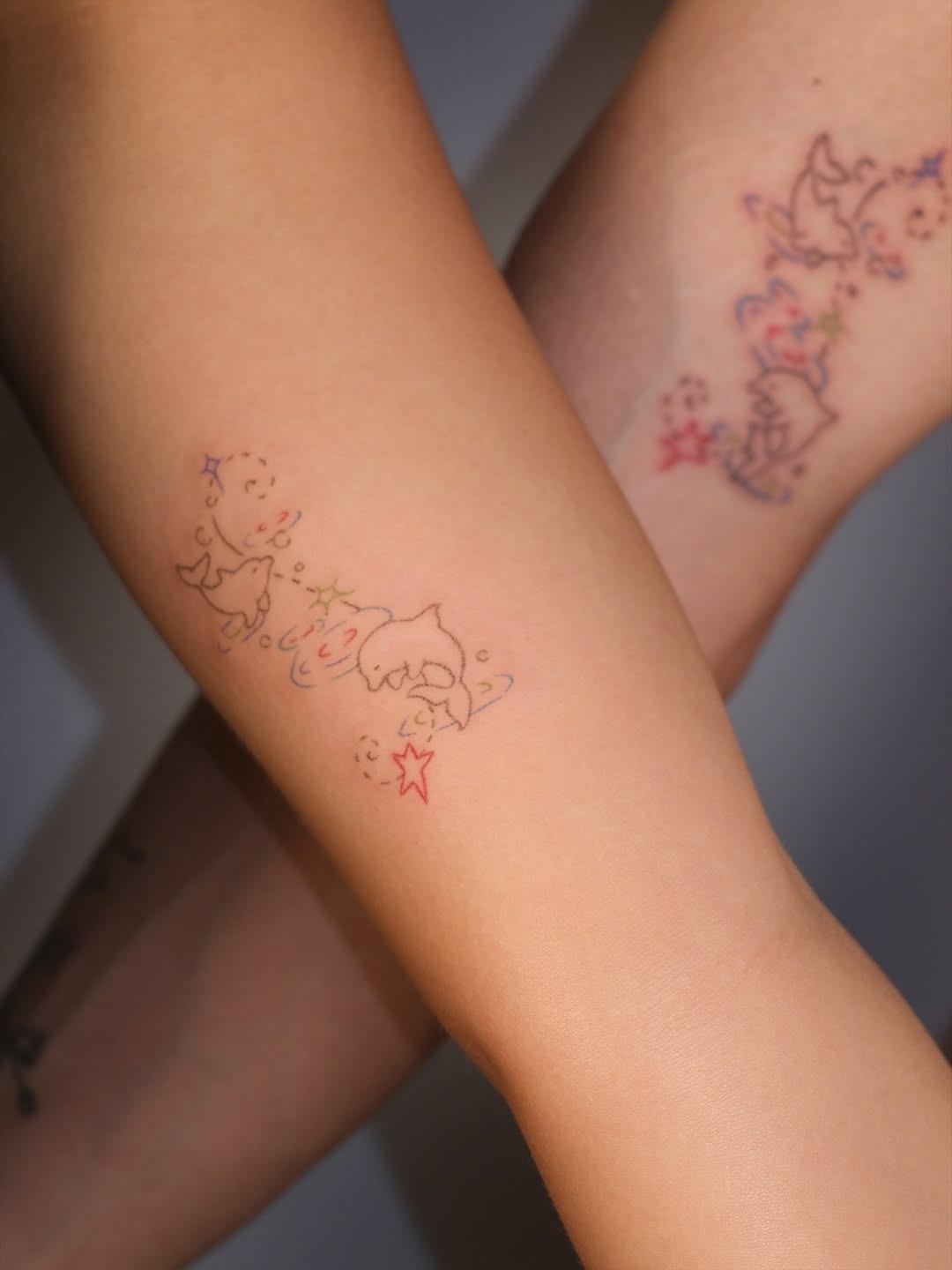 Tattoo by @nightynight_tattoo โ fine_line, minimalist