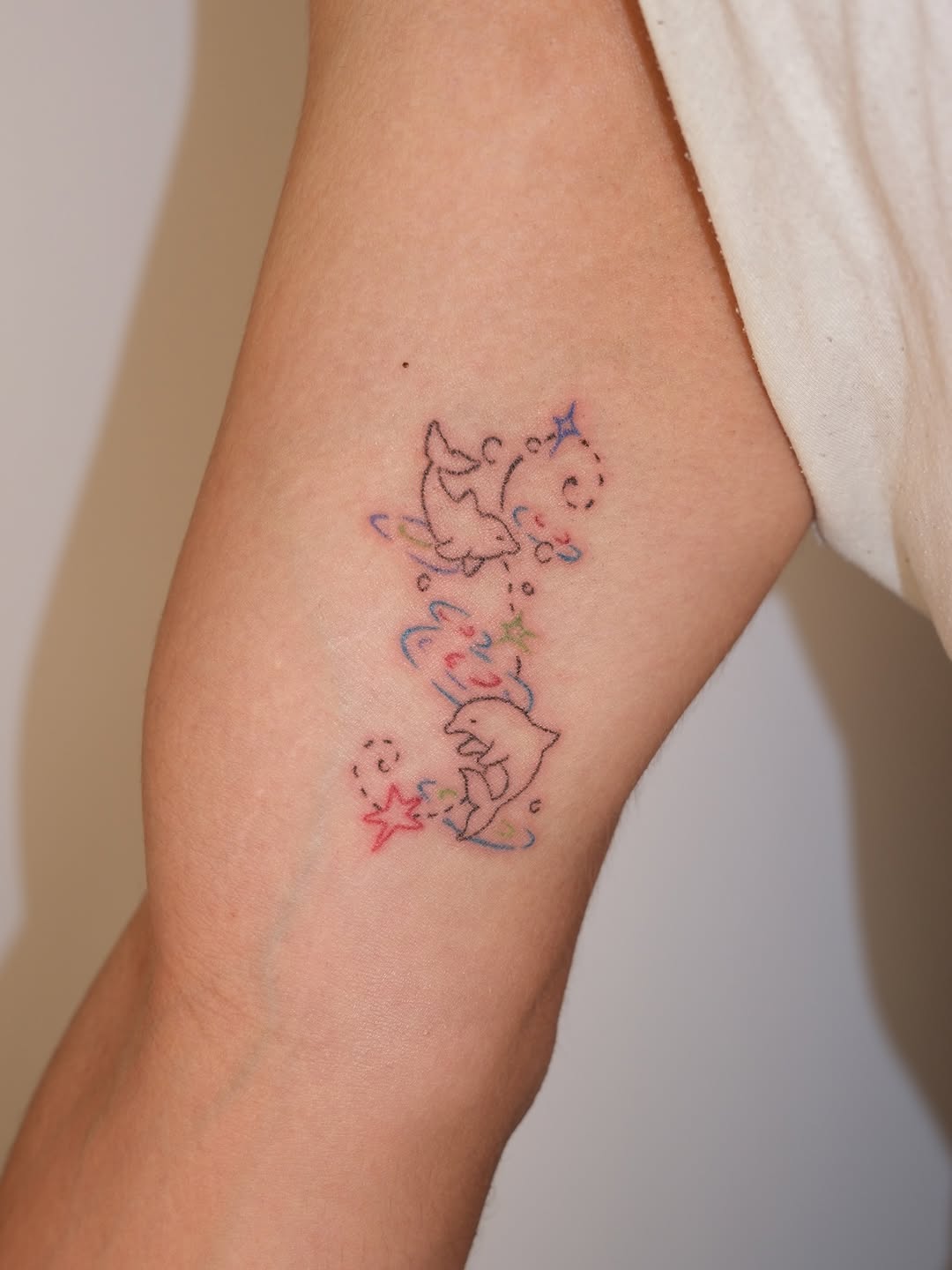 Tattoo by @nightynight_tattoo โ fine_line, minimalist
