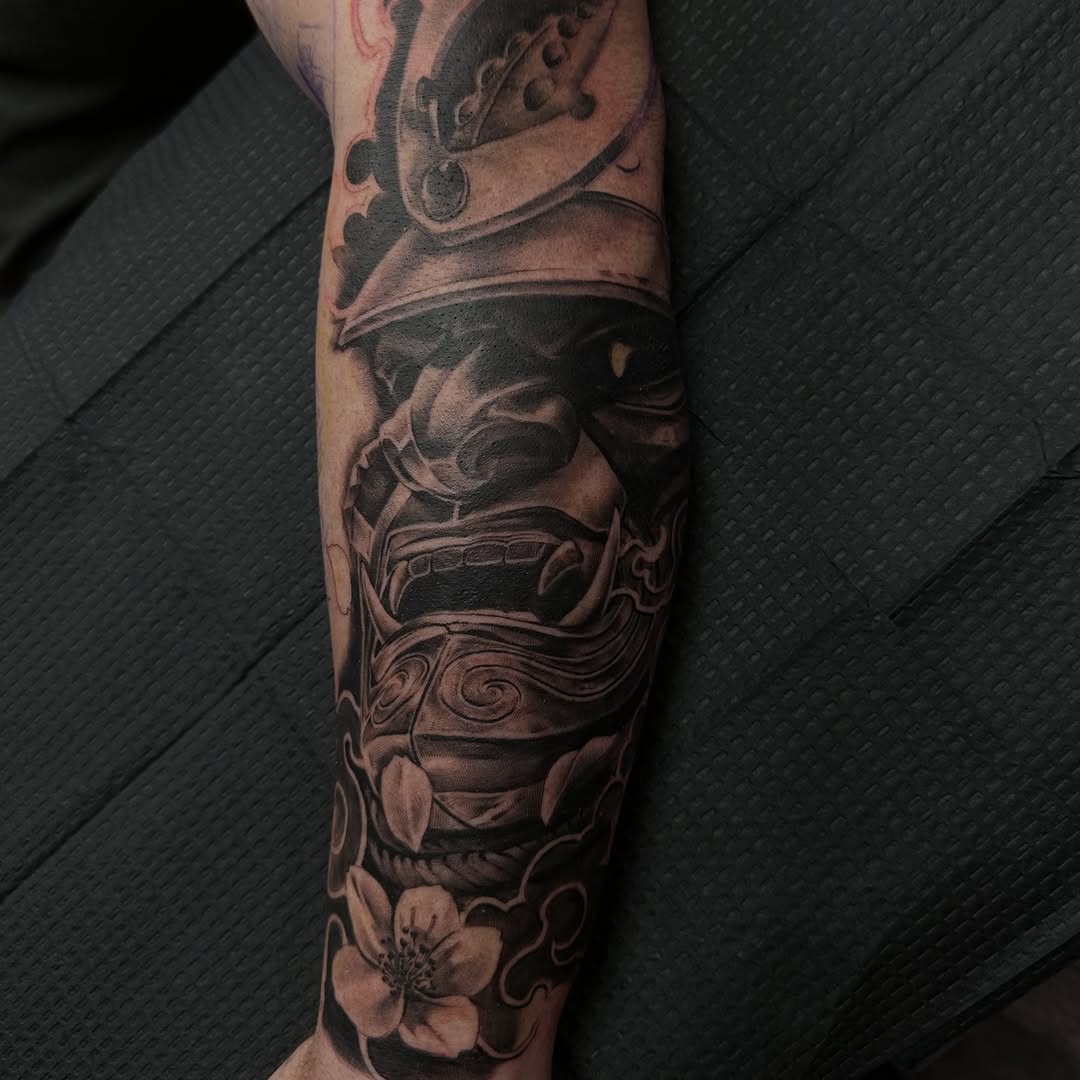 Tattoo by @dohertytattoos — realism, japanese_irezumi