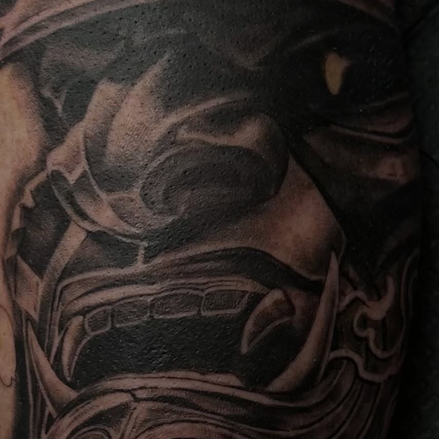 Tattoo by @dohertytattoos — black_and_grey, realism