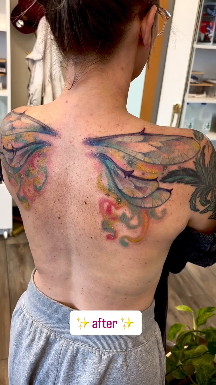 Tattoo by @cricketelijahtattoos — illustrative, watercolor