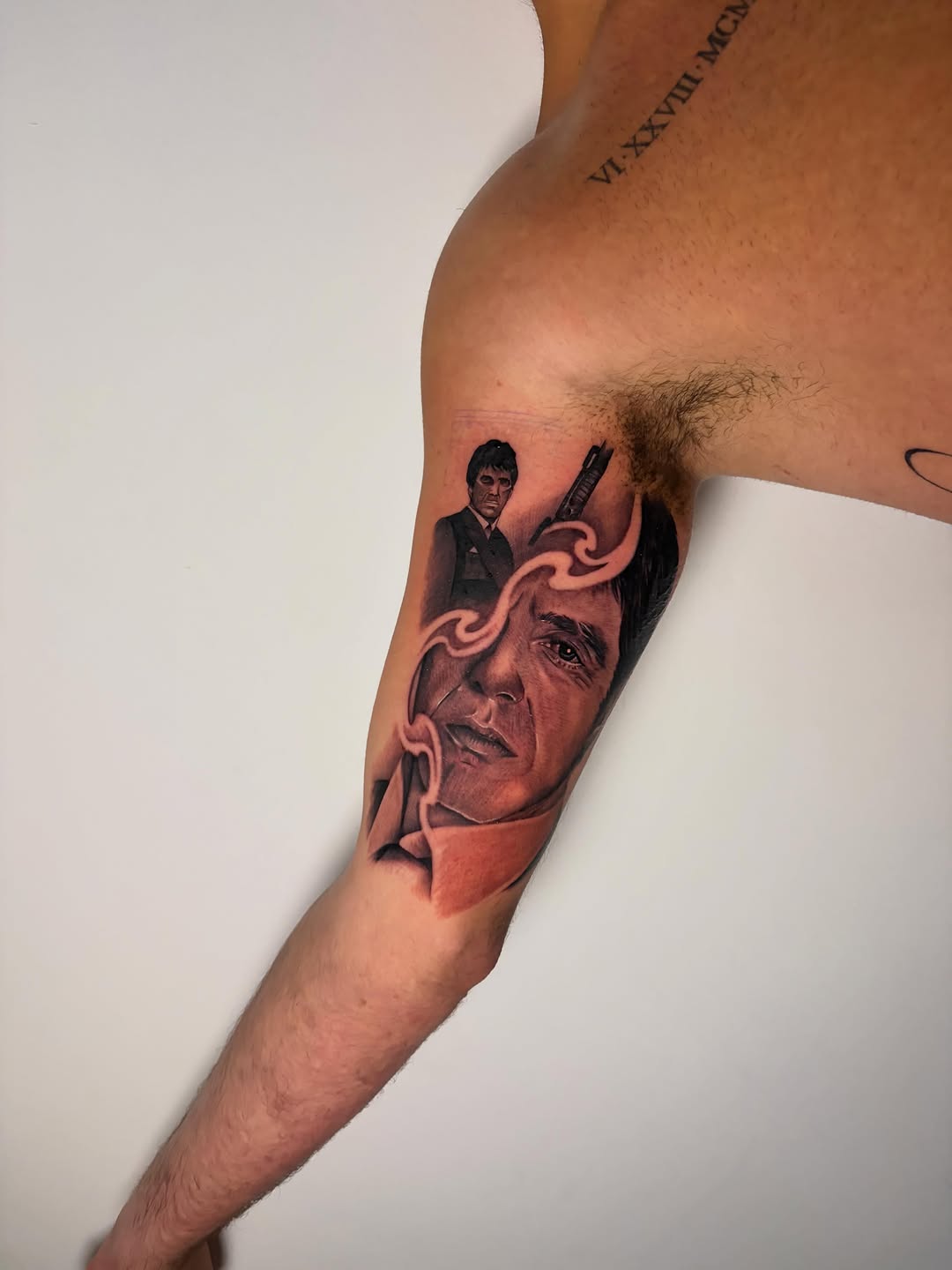 Tattoo by @n0face.j — realism, black_and_grey